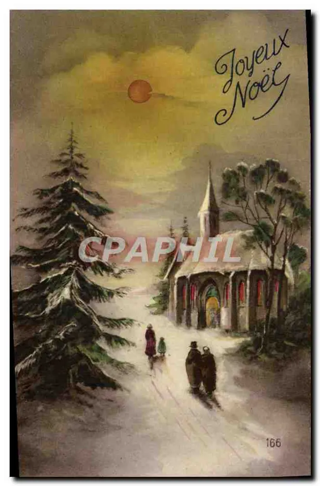 Kasteel onder de sneeuw — Uitgever: G. Raynaud — Serie-nummer 166 - Voorkant