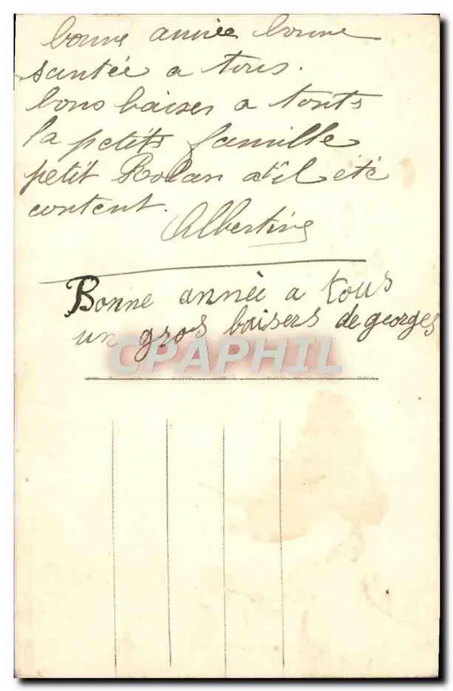 Fille en tenue d'hiver — scène de neige avec église — DIX 1091/3 - Verso