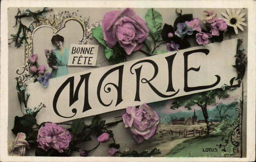Gute Geburtstagsfeier Marie — Verlag LOTUS - Vorderseite