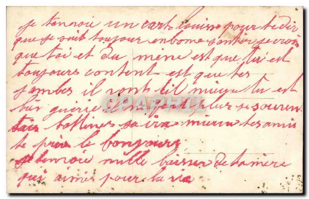 Frau und Kind in einem Weizenfeld — Diané, n° 60 - Rückseite