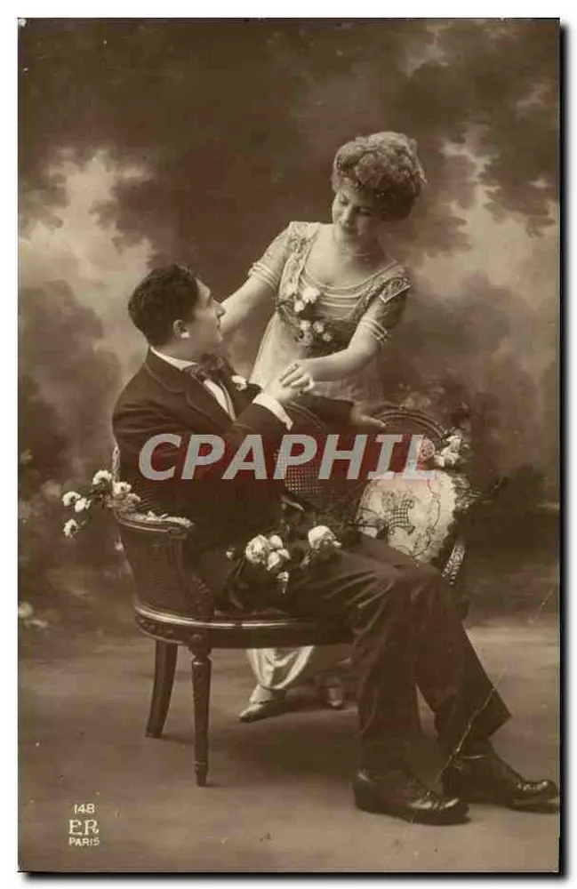 Coup de cœur — Szene mit Paar — ER Paris n°148 - Vorderseite