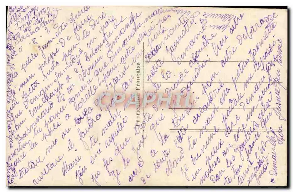 Liebe und Zärtlichkeit — intimer Paar — DIX PARIS 2229 - Rückseite