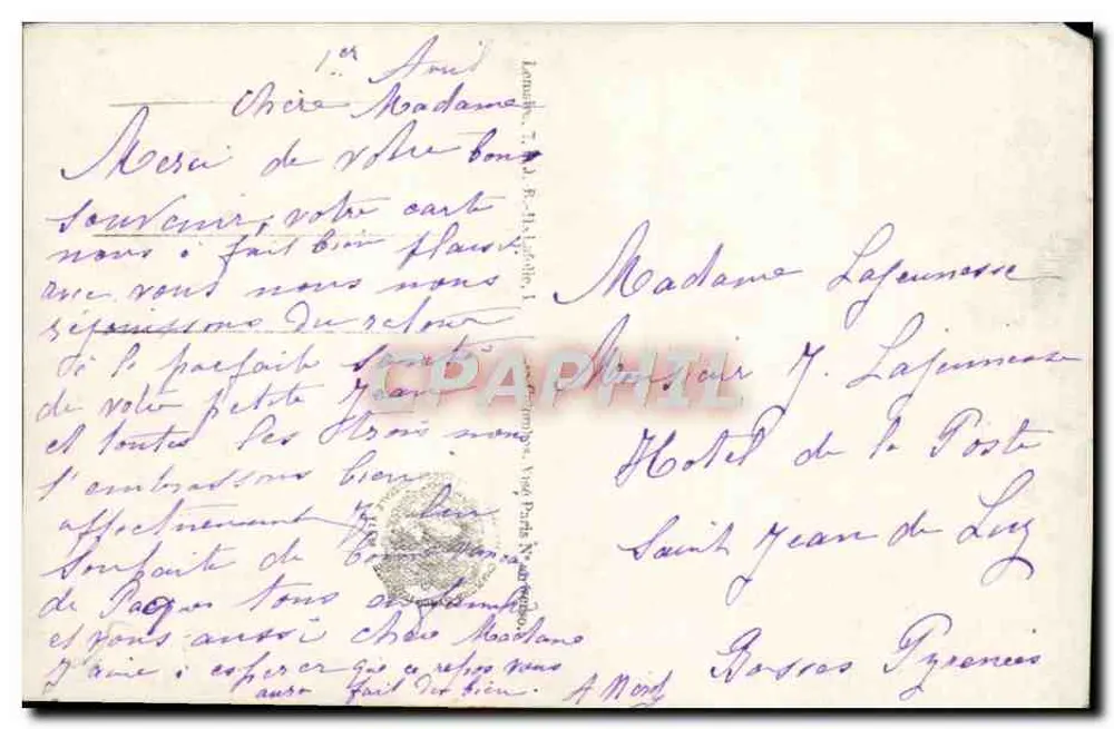 Pasqua di Speranza — Editore non identificato, numero di serie non visibile - Verso