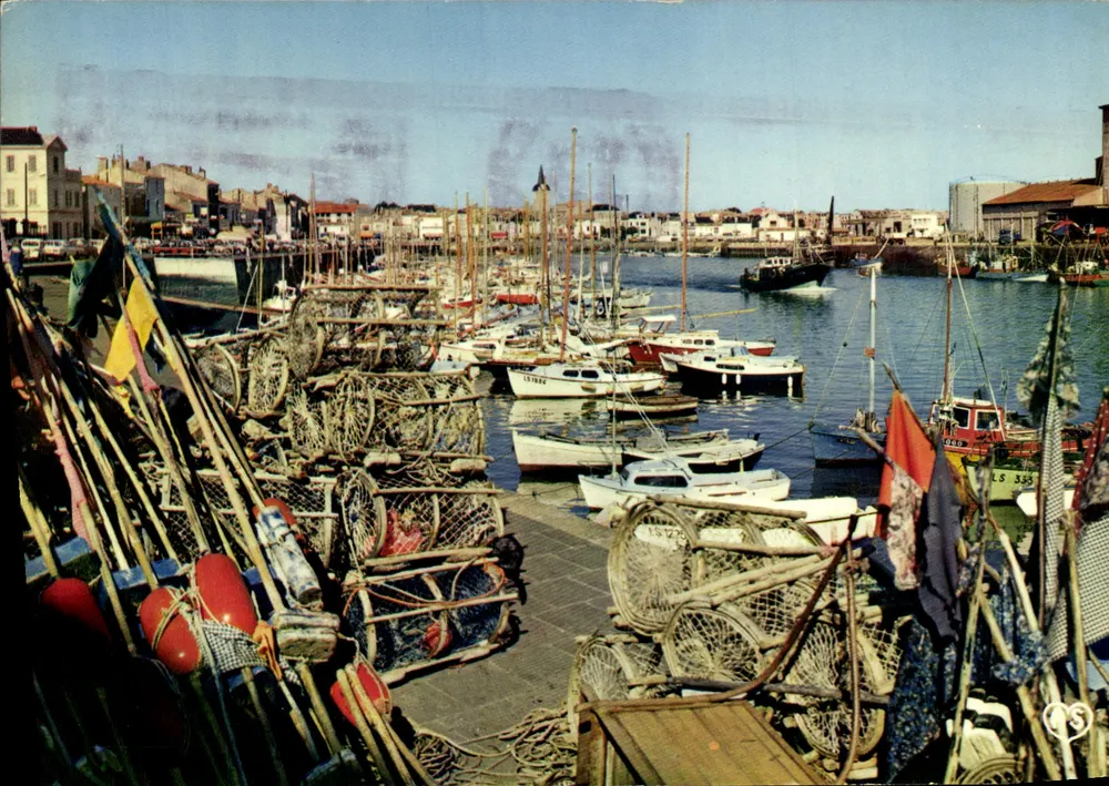 O Portinho em direção à Chaume — Les Sables-d'Olonne (Vendée) — editor Alttaux Frères - Frente