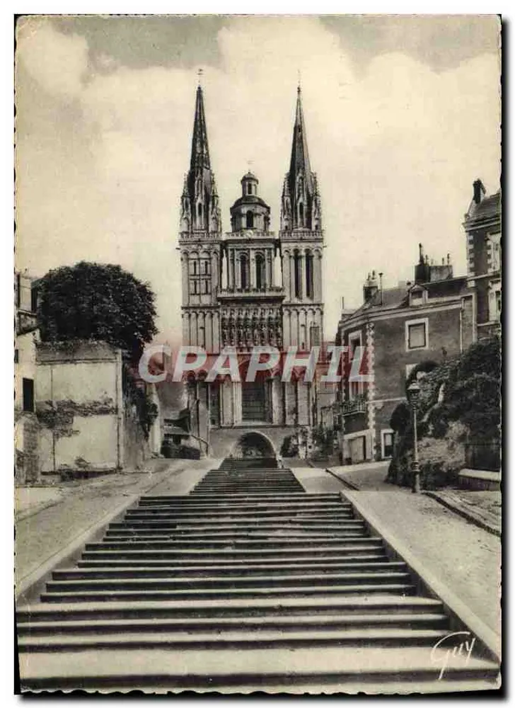 Angers — Catedral de São Maurício — Edições de Arte GUY - Frente