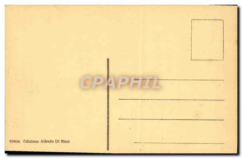 Panorama Castel Moia with Monte Venere — Alfredo Di Blasi edition, no. 82425 - Back