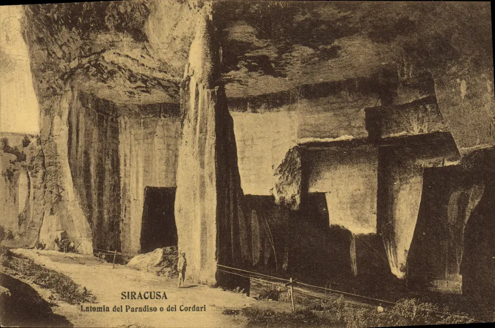 Latomia del Paradiso o dei Cordari — Siracusa — Ed. O. Grillo, n° 25318 - Vorderseite