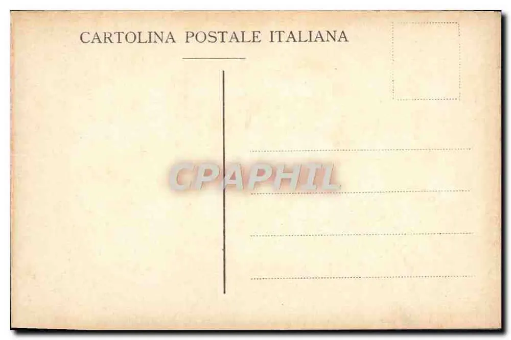 Baccante — ilustração da deusa da festa — Poligrafico Napoli - Verso