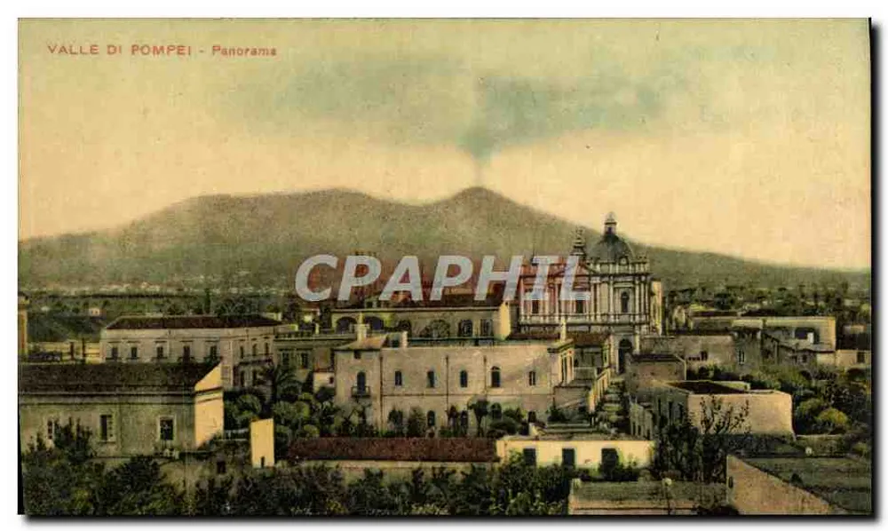 Valle di Pompei — Panorama — Ediz. Roberto Zezda, Napoli - Frente