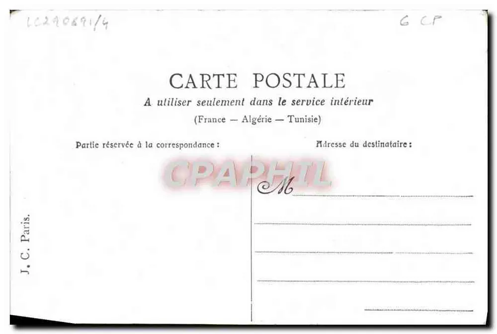 Der Galante Fotograf — Studio-Szene — J.C. Paris, Nr. LC290691/4 - Rückseite
