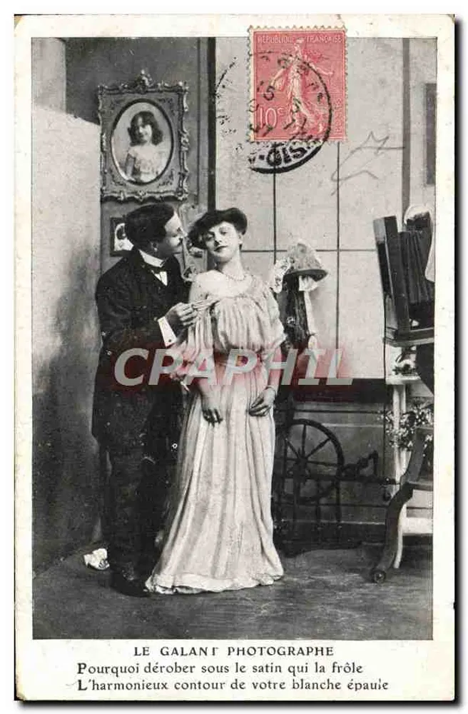 Der Galante Fotograf — Flirt-Szene — Verlag nicht sichtbar - Vorderseite