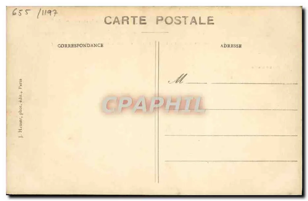 Der Flieger Audemars in einer "Demoiselle" — Bayard-Clément — J. Hauser, Paris - Rückseite