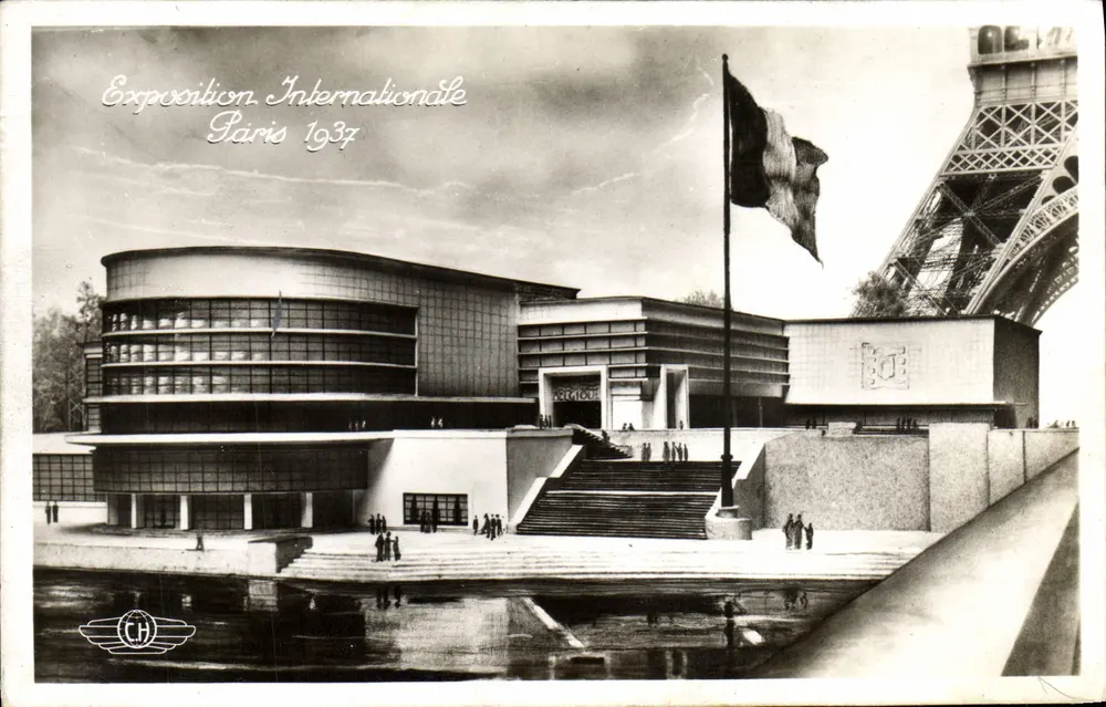 Pavilhão da Bélgica — Exposição Internacional de Paris 1937 — CH - Frente