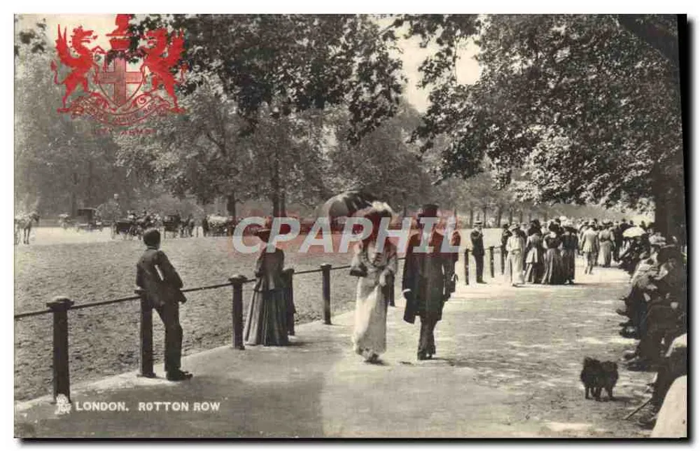 Rotton Row — Londres — editor Tuck & Sons, série 2775 - Frente