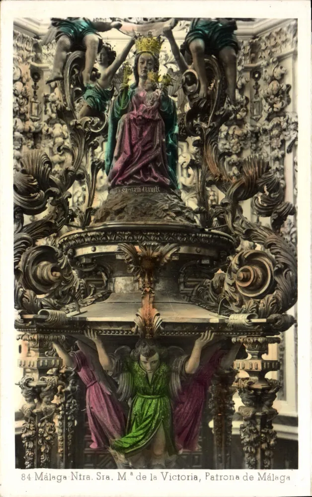 Málaga - Unsere Frau der Sieg, Schutzpatronin von Málaga — unbekannter Verlag, Nr. 84 - Vorderseite