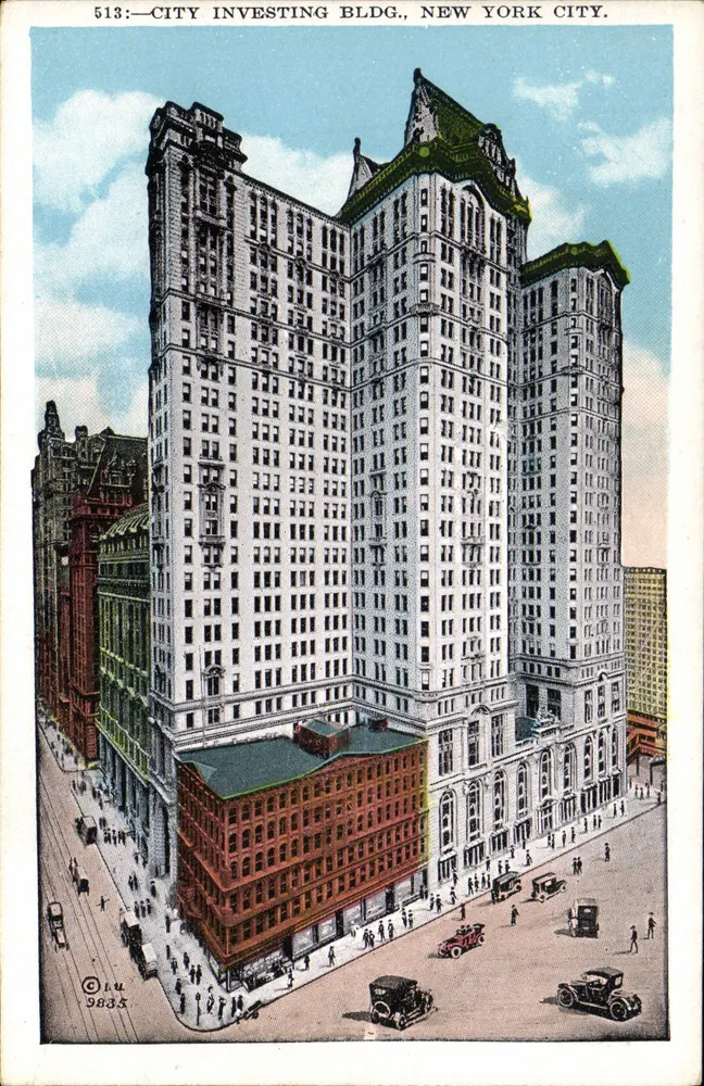 City Investing Bldg. — New York City — Verlag: Manhattan Post Card Co. - Vorderseite