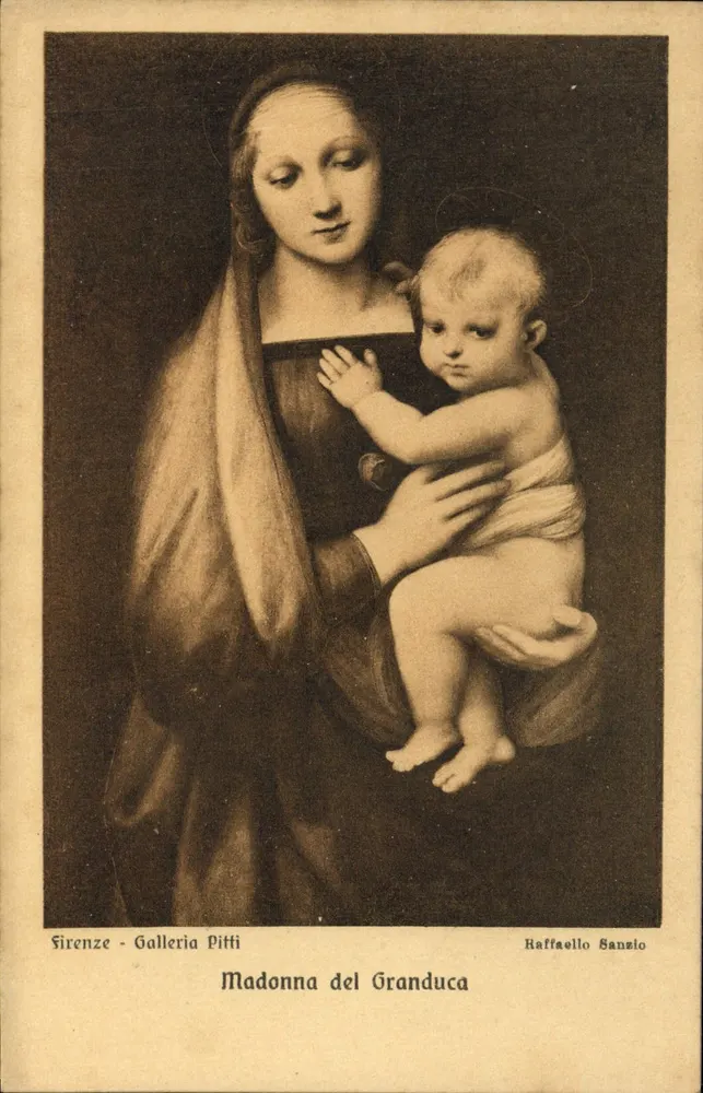 Madonna del Granduca — Raffaello Sanzio — Galleria Pitti, Florenz - Vorderseite