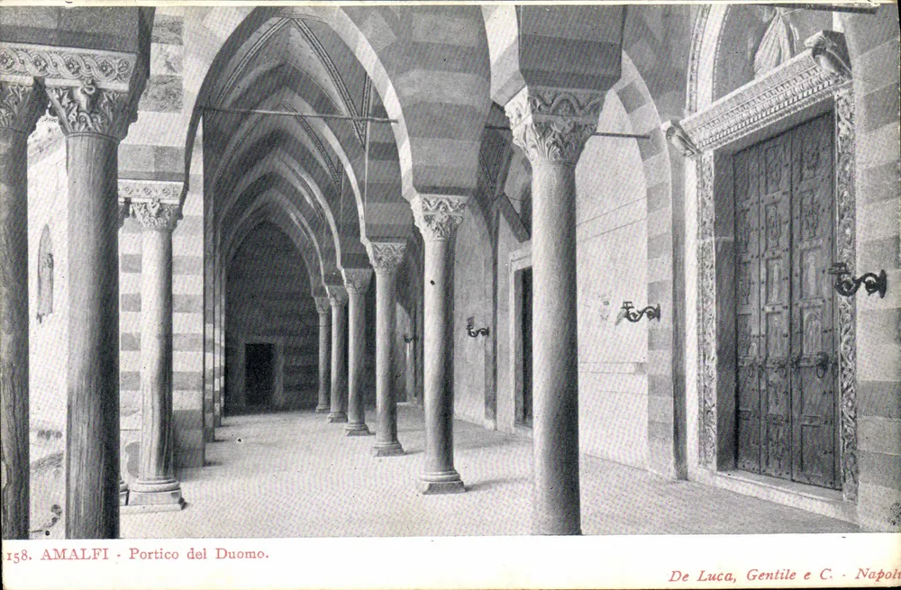 Amalfi - Portico del Duomo — De Luca, Gentile e C. - Napoli, n°158 - Recto