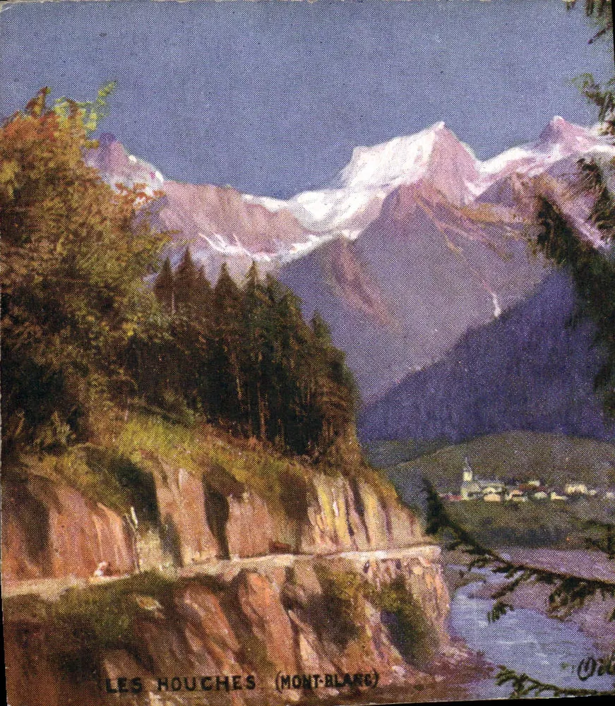 लेस हूचेज़ (मॉंट-ब्लांक) — पैनोरमा दृश्य — टक कलेक्शन, नंबर 103 - आगे