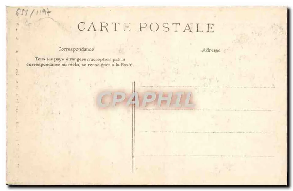 Mi-Carême 1906 — Kutsche der Königin der Könige — E. L. D. - Rückseite