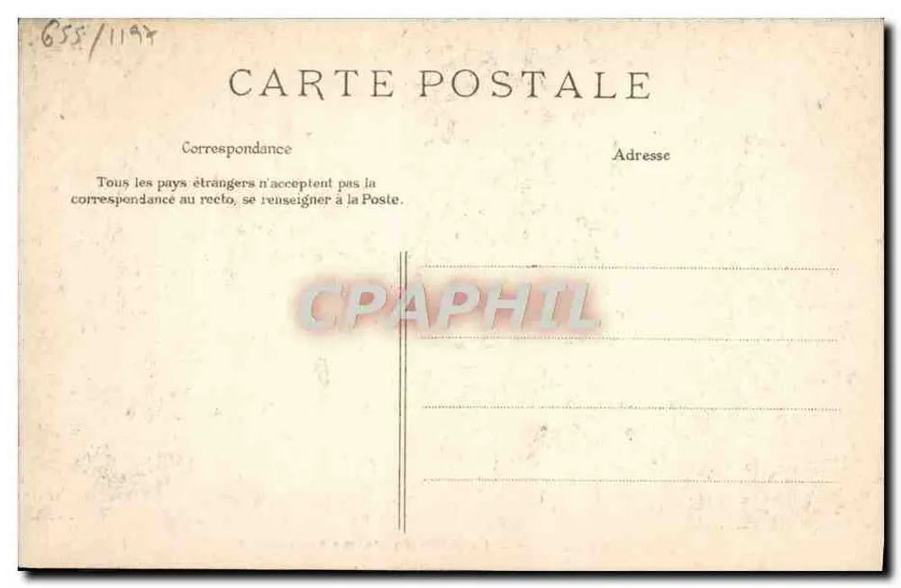MI-CARÈME 1906 — Die Königin des Marktes der Carmes — E. L. D. - Rückseite