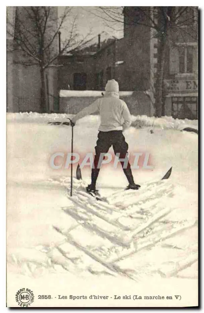 Skifahren (Die V-Formation) — Winter-Sport — Éditions Margarit-Illimwood, n° 2858 - Vorderseite