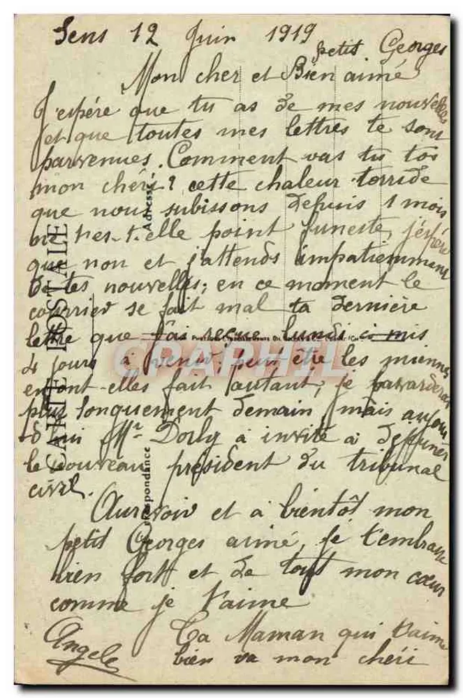 Die Galette von Paron — Lied und Porträt eines Kochs — Boulain-Rocher, Nr. 104 - Rückseite