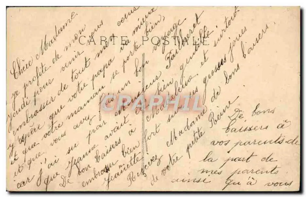 Petite fille sous parapluie — scène de fête avec bouquet de fleurs — éditeur 'Bonne Fête' et n° 4085 - Rückseite