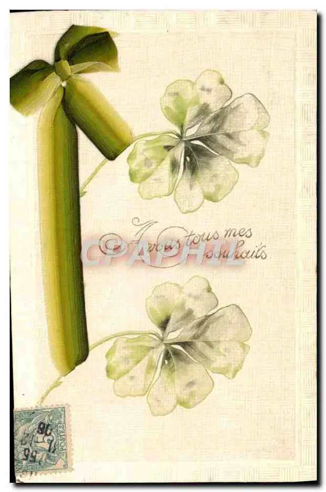 Flores de trevo — Desejos — Editor não visível - Frente