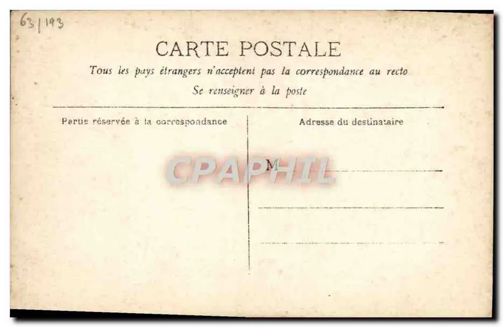 Paris — Estátua de Joana d'Arc — S.I.P. - Verso