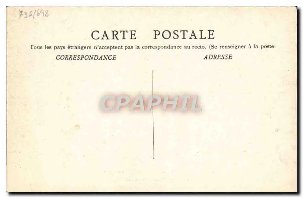 Jeanne d'Arc hört auf ihre Stimmen — Chalon-sur-Saône 1911 — Cliché Lacoste - Rückseite
