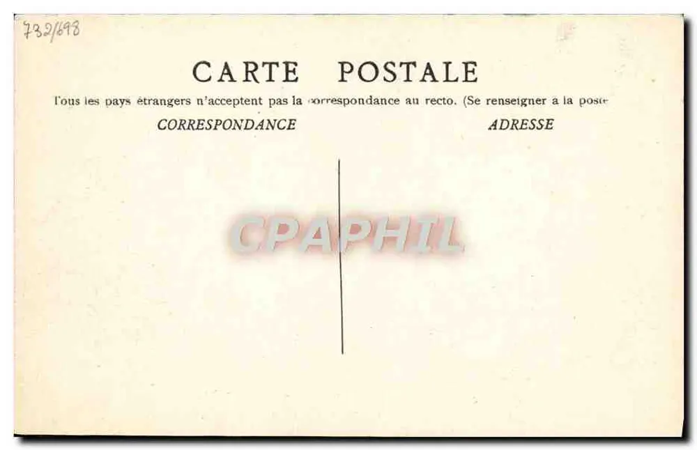 Jeanne d'Arc — Chalon-sur-Saône 1911. 7. Das Feuer in Rouen — Cliché Lacoste - Rückseite