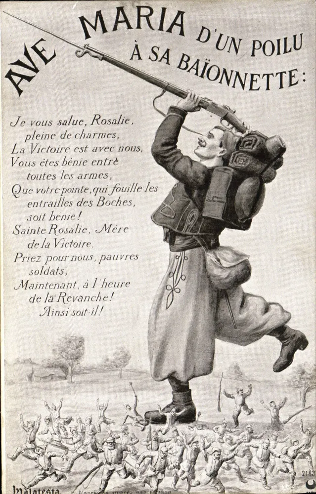 Ave Maria eines Soldaten zu seiner Baïonnette — Malatesta, Nach einem Werk von Léon Maugé - Vorderseite