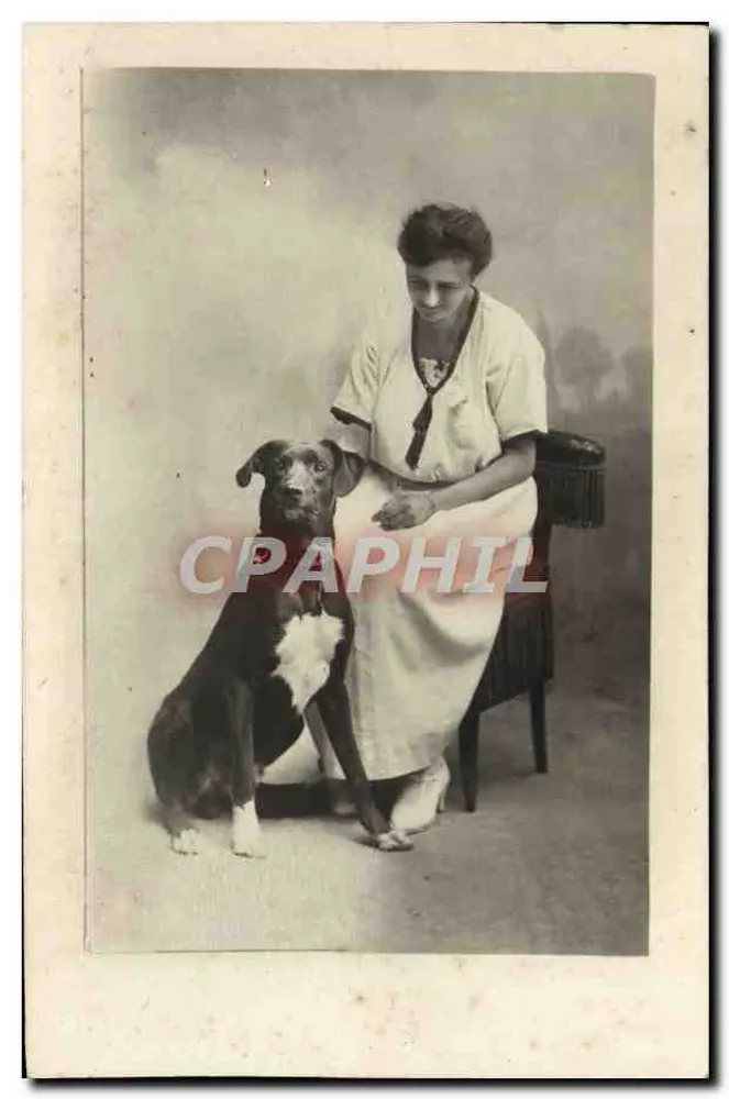 Frau und Hund — Studio — S & S. 108-AT-STOB • SNODGR - Vorderseite