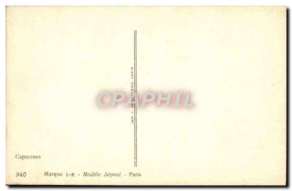 कैपुसिन — बॉटेनिकल चित्रण — अलिलोट - पीछे