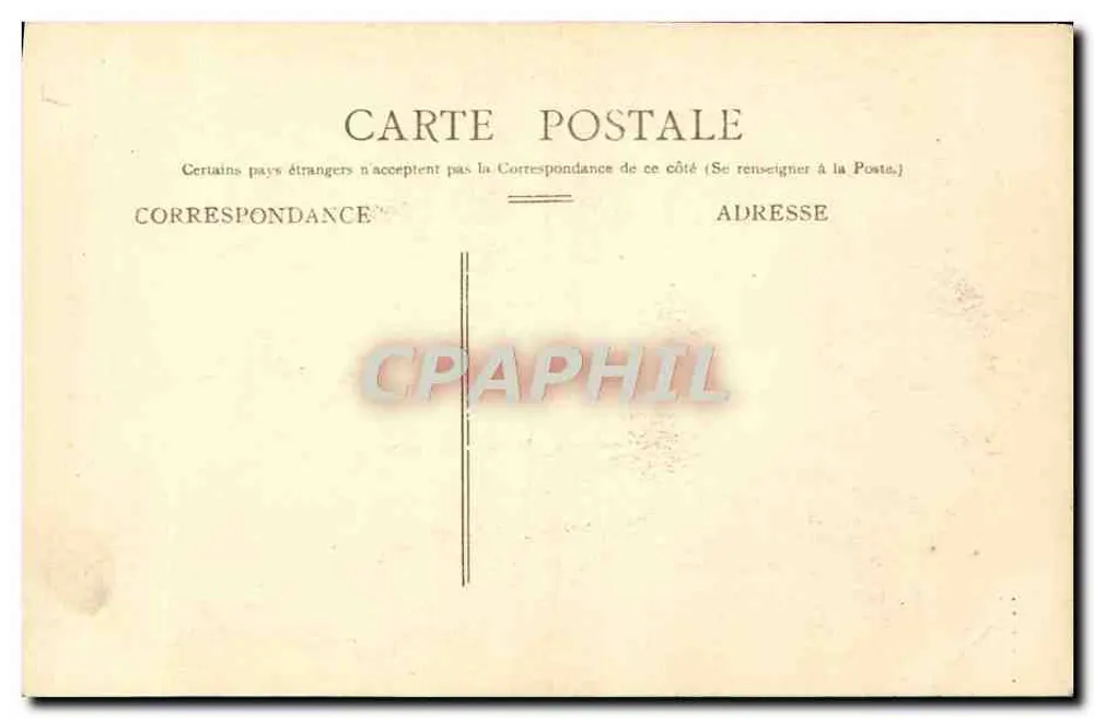 Asnières — Der Hundertigerturm — D.W. 14 - Rückseite