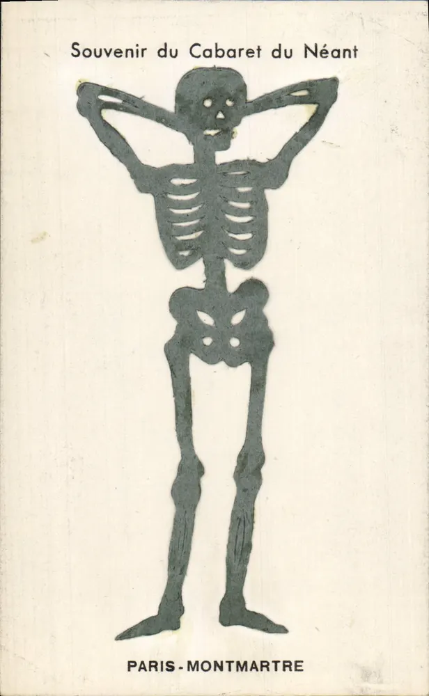 Squelette — souvenir du Cabaret du Néant — PARIS-MONTMARTRE - Vorderseite