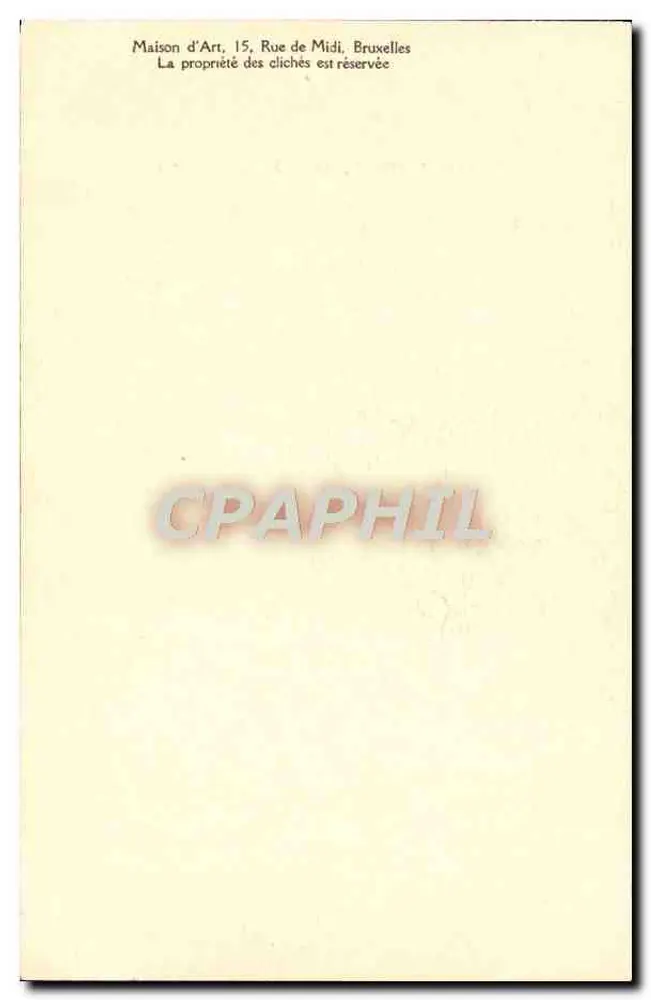Assyrie — Détail de l'archivolte émaillée — Maison d'Art, Bruxelles - Reverso