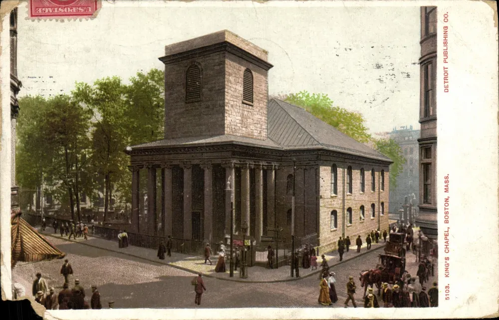 King's Chapel, Boston, Mass. — éditeur King's Publishing Co., Detroit — n° de série 5103 - Recto
