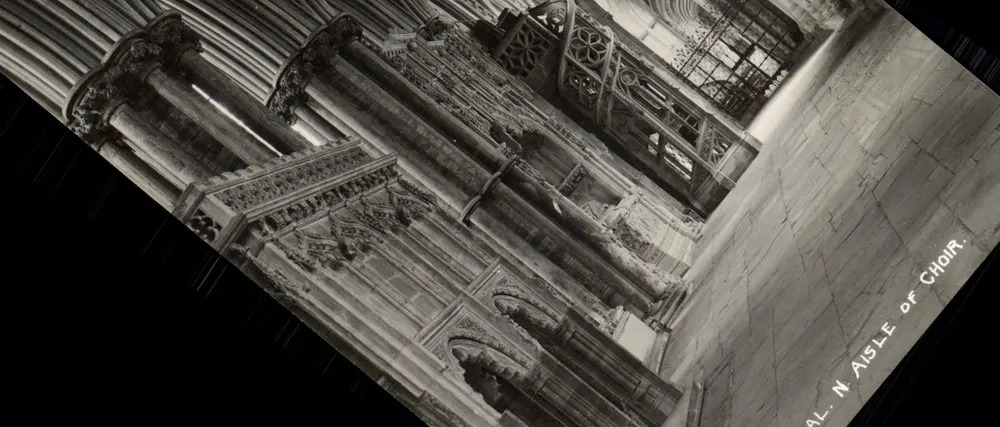 Atrio norte del coro — Catedral de Notre-Dame de Reims — editor desconocido, número de serie no visible - Anverso