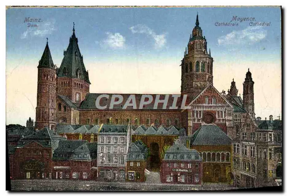 Mainz - Dom — Catedral — editor não identificado, número de série não visível - Frente