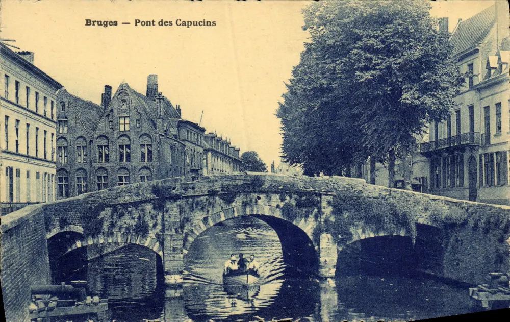 Bruges — Pont dos Capuchinhos — L'Illustration Générale, Série XIV N°34 - Frente
