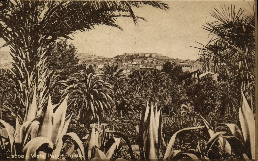 Lisbona - Widok panoramiczny — wydawca nieznany, numer serii nieczytelny - Awers