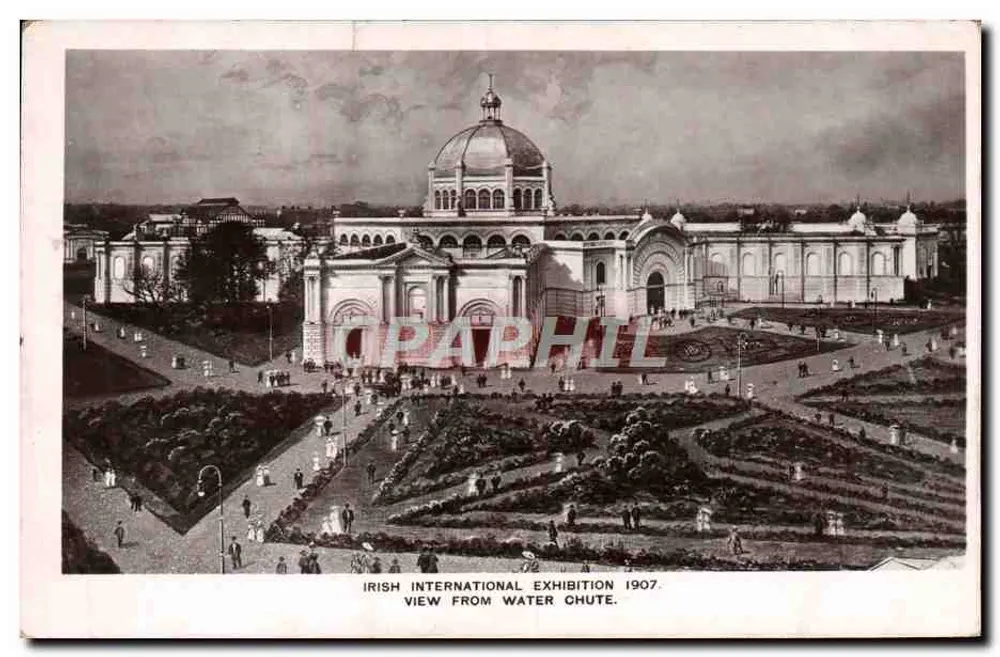 Irish International Exhibition 1907 — Ansicht von der Wasserfallstelle — J. Tallon, Dublin - Vorderseite