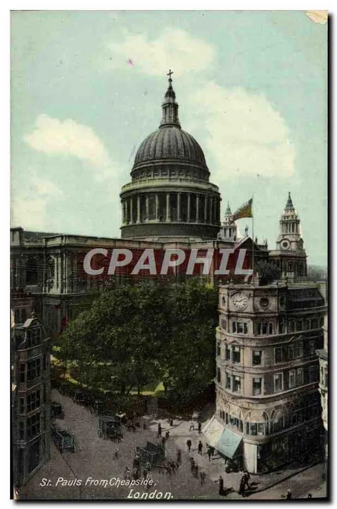 São Paulo visto de Cheapside — Londres — editor não identificado - Frente