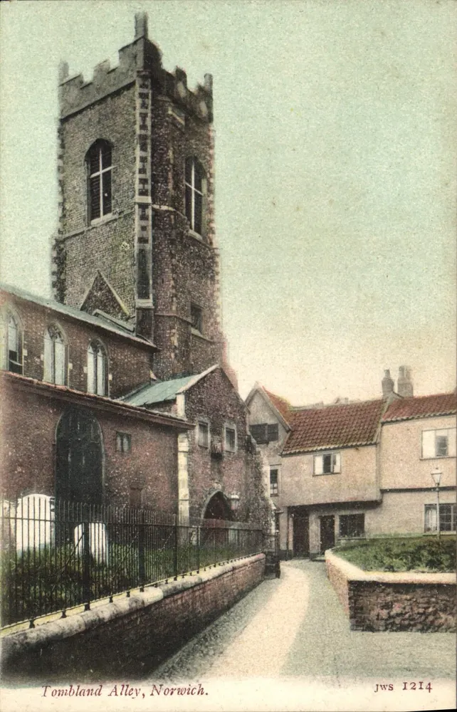 Tombland Alley, Norwich — Verlag JWS n°1214 - Vorderseite