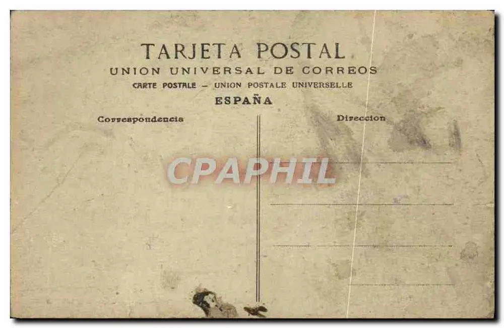 San Sebastián — Paseo del Príncipe de Asturias — Phototypie Marcel Delboy, Bordeaux, n° 478 - Rückseite