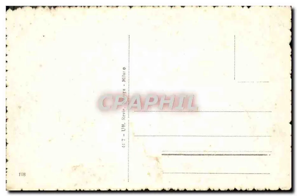 Voghera - Piazza Vitt. Emanuele en Gemeentehuis — uitgever Uff. Serie - Milano, n° 447 - Achterkant