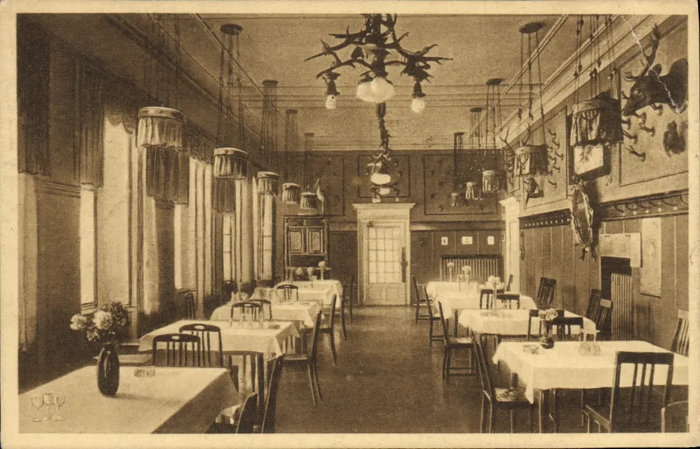 Hôtel Schwan - Kaiserslautern — Hubertus-Weinstube, éditeur Hubertus-Weinstube, n° 12 L - Recto