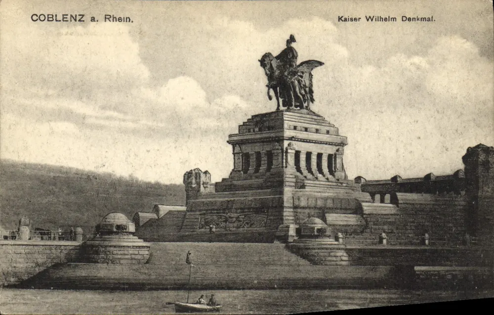 Coblence a. Rhein — Paardenspoor van keizer Wilhelm — Victor Uilmann, Nr. 24 - Voorkant